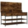 Schuhbank Holzwerkstoff Räuchereiche 100x42,5x50 cm von , Bänke für Hallen und Lager - Ref: Foro24-839035, Preis: 74,78 €, Ra...