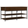 Holzwerkstoff Schuhbank braune Eiche 100x42,5x50 cm von , Bänke für Hallen und Lager - Ref: Foro24-839037, Preis: 68,20 €, Ra...