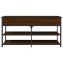 Holzwerkstoff Schuhbank braune Eiche 100x42,5x50 cm von , Bänke für Hallen und Lager - Ref: Foro24-839037, Preis: 68,20 €, Ra...