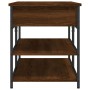 Holzwerkstoff Schuhbank braune Eiche 100x42,5x50 cm von , Bänke für Hallen und Lager - Ref: Foro24-839037, Preis: 68,20 €, Ra...