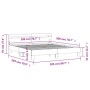 Cama con cabecero madera ingeniería gris Sonoma 200x200 cm de , Camas y somieres - Ref: Foro24-3207397, Precio: 141,22 €, Des...