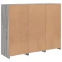 Sideboard with LED Light 3 Pieces Sonoma Gray Engineered Wood by , Sideboards - Ref: Foro24-3209105, Price: 214,91 €, Discoun...