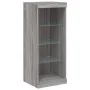 Sideboard mit LED-Licht, 3-teilig, Sonoma-Grau, Holzwerkstoff von , Sideboards - Ref: Foro24-3209126, Preis: 203,38 €, Rabatt: %
