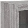 Sideboard mit LED-Licht, 3-teilig, Sonoma-Grau, Holzwerkstoff von , Sideboards - Ref: Foro24-3209126, Preis: 203,38 €, Rabatt: %