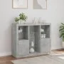 Sideboard with LED light 3 pieces concrete gray engineered wood by , Sideboards - Ref: Foro24-3209124, Price: 204,90 €, Disco...