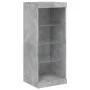 Aparador con luz LED 3 pzas madera de ingeniería gris hormigón de , Aparadores - Ref: Foro24-3209124, Precio: 204,82 €, Descu...