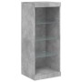 Sideboard with LED light 3 pieces concrete gray engineered wood by , Sideboards - Ref: Foro24-3209124, Price: 211,63 €, Disco...