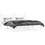 Metallbettgestell mit weißem Kopfteil 183x213 cm von , Betten und Lattenroste - Ref: Foro24-374393, Preis: 97,27 €, Rabatt: %