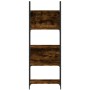 Bücherregal mit 5 Regalen aus geräuchertem Eichenholz 60,5x24x166,5 cm von , Bücherregale und Regale - Ref: Foro24-838865, Pr...