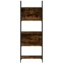 Librería de 5 estantes madera roble ahumado 60,5x24x166,5 cm de , Librerías y estanterías - Ref: Foro24-838865, Precio: 50,74...