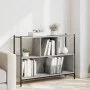 Engineered wood Sonoma gray bookshelf 102x28x77.5 cm by , Bookcases and shelves - Ref: Foro24-838901, Price: 59,24 €, Discoun...