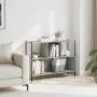 Engineered wood Sonoma gray bookshelf 102x28x77.5 cm by , Bookcases and shelves - Ref: Foro24-838901, Price: 59,24 €, Discoun...
