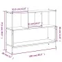 Engineered wood Sonoma gray bookshelf 102x28x77.5 cm by , Bookcases and shelves - Ref: Foro24-838901, Price: 59,24 €, Discoun...
