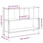 Sonoma Regal aus grauem Holzwerkstoff 102x28x77,5 cm von , Bücherregale und Regale - Ref: Foro24-838901, Preis: 60,35 €, Raba...