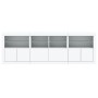 Sideboard mit weißen LED-Leuchten 202x37x67 cm von , Sideboards - Ref: Foro24-3209009, Preis: 238,88 €, Rabatt: %