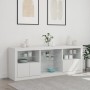 Sideboard with white LED lights 181.5x37x67 cm by , Sideboards - Ref: Foro24-3209037, Price: 233,55 €, Discount: %