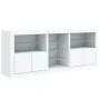 Sideboard with white LED lights 181.5x37x67 cm by , Sideboards - Ref: Foro24-3209037, Price: 228,42 €, Discount: %
