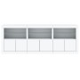 Sideboard mit weißen LED-Leuchten 181,5x37x67 cm von , Sideboards - Ref: Foro24-3209002, Preis: 248,53 €, Rabatt: %
