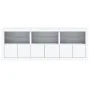 Sideboard with white LED lights 181.5x37x67 cm by , Sideboards - Ref: Foro24-3209002, Price: 253,76 €, Discount: %