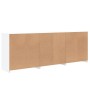 Sideboard with white LED lights 181.5x37x67 cm by , Sideboards - Ref: Foro24-3209002, Price: 224,27 €, Discount: %