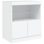 Sideboard mit weißen LED-Leuchten 181,5x37x67 cm von , Sideboards - Ref: Foro24-3209002, Preis: 248,53 €, Rabatt: %