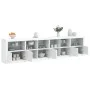 Sideboard mit weißen LED-Leuchten 283x37x67 cm von , Sideboards - Ref: Foro24-3209016, Preis: 298,81 €, Rabatt: %