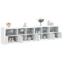 Sideboard mit weißen LED-Leuchten 283x37x67 cm von , Sideboards - Ref: Foro24-3209016, Preis: 308,34 €, Rabatt: %