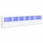 Sideboard mit weißen LED-Leuchten 283x37x67 cm von , Sideboards - Ref: Foro24-3209016, Preis: 298,81 €, Rabatt: %