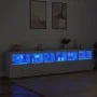 Sideboard mit weißen LED-Leuchten 283x37x67 cm von , Sideboards - Ref: Foro24-3209016, Preis: 298,81 €, Rabatt: %