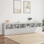 Sideboard mit weißen LED-Leuchten 283x37x67 cm von , Sideboards - Ref: Foro24-3209016, Preis: 298,81 €, Rabatt: %