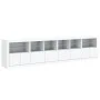 Sideboard mit weißen LED-Leuchten 283x37x67 cm von , Sideboards - Ref: Foro24-3209016, Preis: 298,81 €, Rabatt: %
