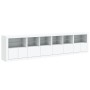 Sideboard mit weißen LED-Leuchten 283x37x67 cm von , Sideboards - Ref: Foro24-3209016, Preis: 308,34 €, Rabatt: %