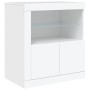 Sideboard mit weißen LED-Leuchten 283x37x67 cm von , Sideboards - Ref: Foro24-3209016, Preis: 308,34 €, Rabatt: %