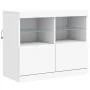 Sideboard mit weißen LED-Leuchten 283x37x67 cm von , Sideboards - Ref: Foro24-3209016, Preis: 298,81 €, Rabatt: %