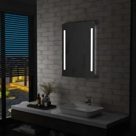 Bathroom wall mirror with LED 60x80 cm by vidaXL, Mirrors - Ref: Foro24-144703, Price: 110,01 €, Discount: %