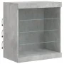 Sideboard with LED lights in concrete gray 181.5x37x67 cm by , Sideboards - Ref: Foro24-3209040, Price: 193,87 €, Discount: %