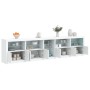 Sideboard mit weißen LED-Leuchten 283x37x67 cm von , Sideboards - Ref: Foro24-3209023, Preis: 354,57 €, Rabatt: %