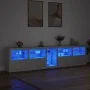Sideboard with white LED lights 283x37x67 cm by , Sideboards - Ref: Foro24-3209023, Price: 384,85 €, Discount: %