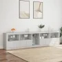 Sideboard with white LED lights 283x37x67 cm by , Sideboards - Ref: Foro24-3209023, Price: 384,85 €, Discount: %