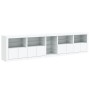 Sideboard mit weißen LED-Leuchten 283x37x67 cm von , Sideboards - Ref: Foro24-3209023, Preis: 354,57 €, Rabatt: %