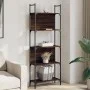Librería de 5 estantes madera roble marrón 60,5x24x166,5 cm de , Librerías y estanterías - Ref: Foro24-838867, Precio: 52,02 ...