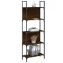 Librería de 5 estantes madera roble marrón 60,5x24x166,5 cm de , Librerías y estanterías - Ref: Foro24-838867, Precio: 52,02 ...