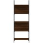 5-shelf oak brown wood bookcase 60.5x24x166.5 cm by , Bookcases and shelves - Ref: Foro24-838867, Price: 52,66 €, Discount: %