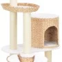 Rascador para gatos de hierba marina con poste de sisal de vidaXL, Mobiliario para gatos - Ref: Foro24-170734, Precio: 219,23...