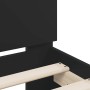 Estructura cama con cabecero madera ingeniería negro 160x200 cm de , Camas y somieres - Ref: Foro24-3207407, Precio: 177,63 €...