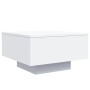 Engineered wood white coffee table 55x55x31 cm by , Coffee table - Ref: Foro24-836567, Price: 53,18 €, Discount: %