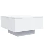 Engineered wood white coffee table 55x55x31 cm by , Coffee table - Ref: Foro24-836567, Price: 52,39 €, Discount: %
