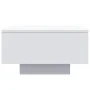 Engineered wood white coffee table 55x55x31 cm by , Coffee table - Ref: Foro24-836567, Price: 52,39 €, Discount: %
