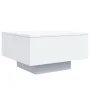 Engineered wood white coffee table 55x55x31 cm by , Coffee table - Ref: Foro24-836567, Price: 52,39 €, Discount: %