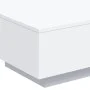 Engineered wood white coffee table 55x55x31 cm by , Coffee table - Ref: Foro24-836567, Price: 52,39 €, Discount: %